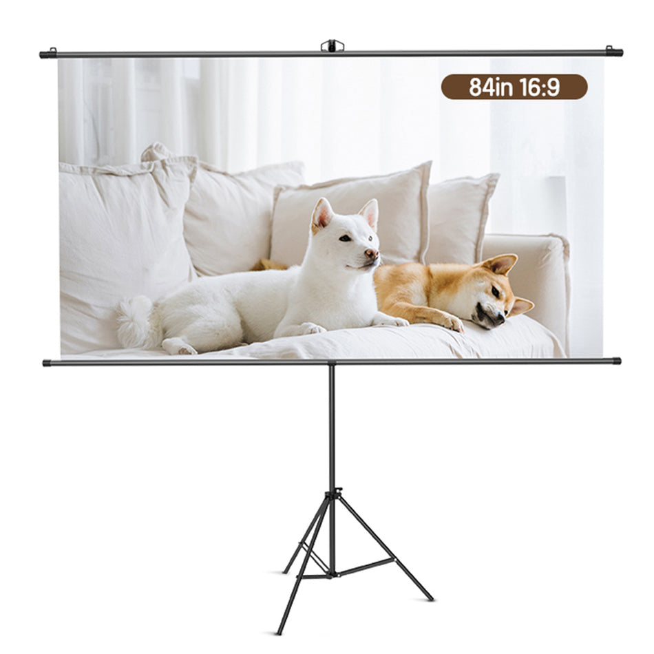 DELI BRACKET PROJECTOR SCREEN 84' BLACK