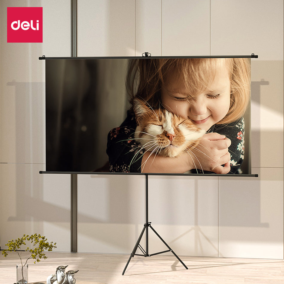 DELI BRACKET PROJECTOR SCREEN 84' BLACK