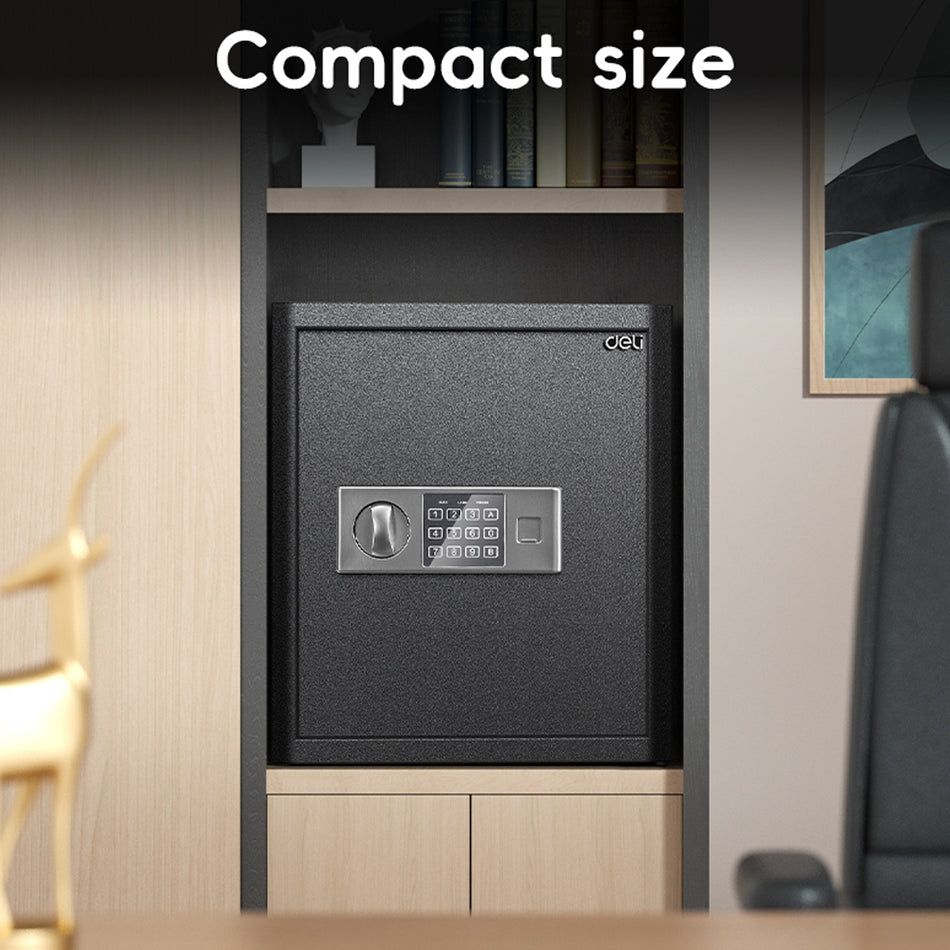 DELI 2-WAY DIGITAL SAFE FULL STEEL BLACK