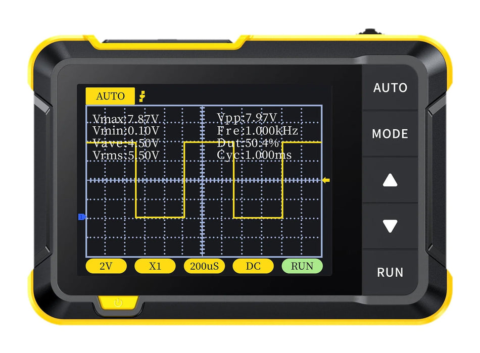 NIRSI παλμογράφος χειρός DSO152, 1 κανάλι, 200KHz, επαναφορτιζόμενος