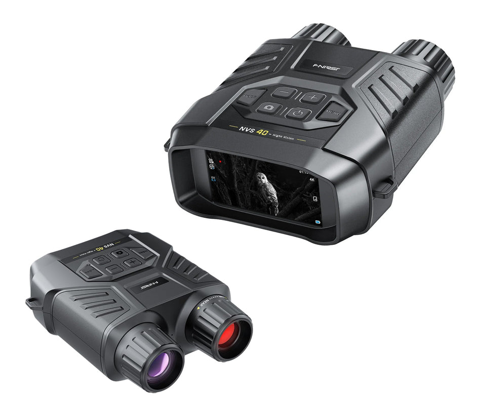 FNIRSI ψηφιακά κιάλια NVS-40 με νυχτερινή όραση, 6x zoom, 4K/36MP, μαύρα