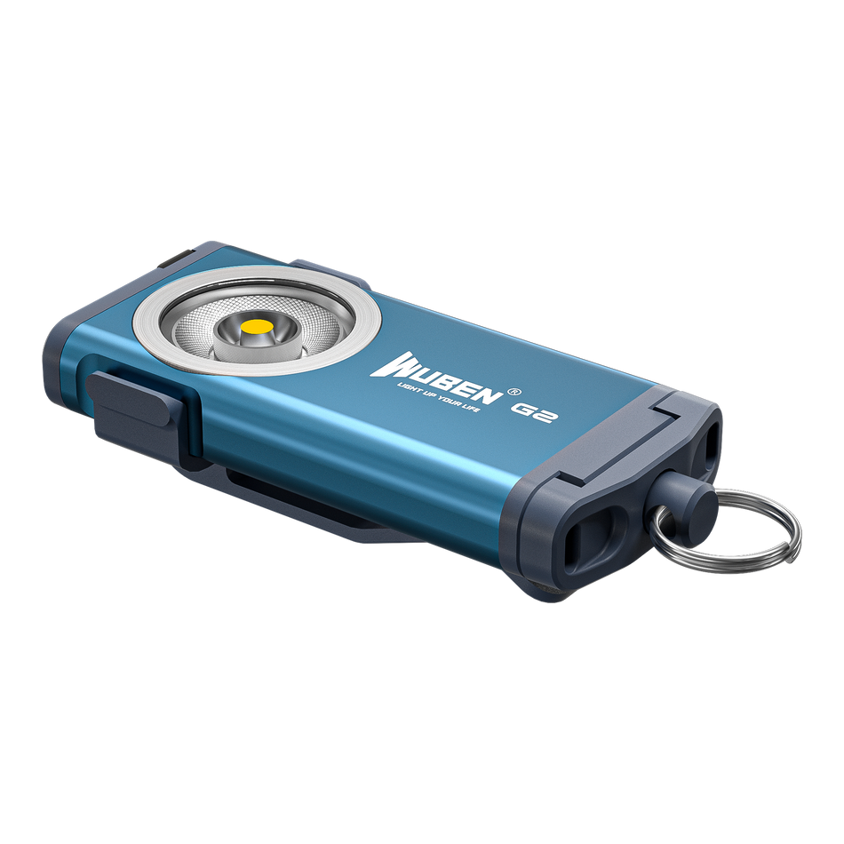 WUBEN G2 Multi-functional Mini EDC LED Φακός Τσέπης Blue