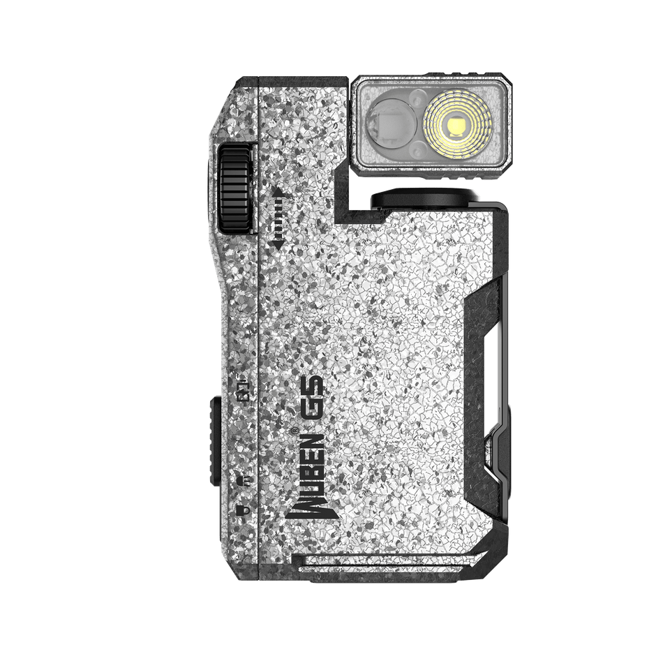 WUBEN G5 EDC LED Φακός Χειρός 400 Lumens, 180° Περιστρεφόμενη Κεφαλή, Φακός Τσέπης Με Μαγνήτη Ice Crack