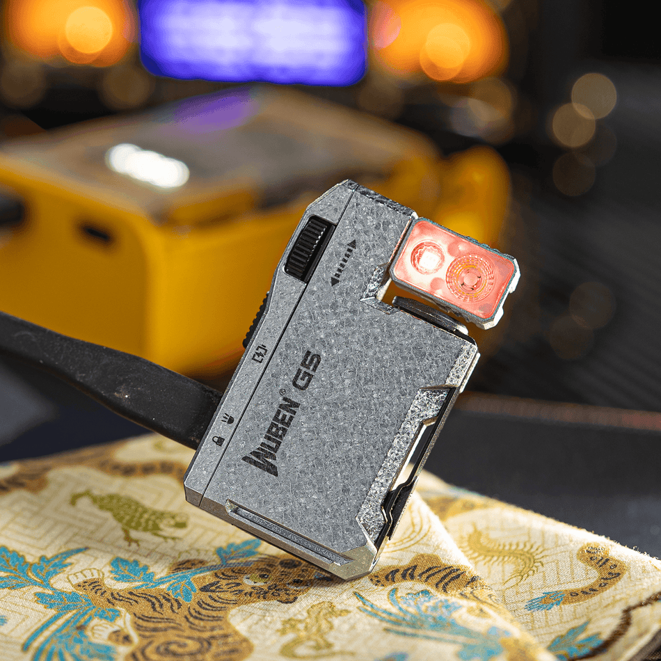 WUBEN G5 EDC LED Φακός Χειρός 400 Lumens, 180° Περιστρεφόμενη Κεφαλή, Φακός Τσέπης Με Μαγνήτη Ice Crack