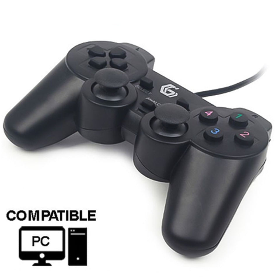 Gembird Dual Usb 2.0 Vibration Gamepad For Pc