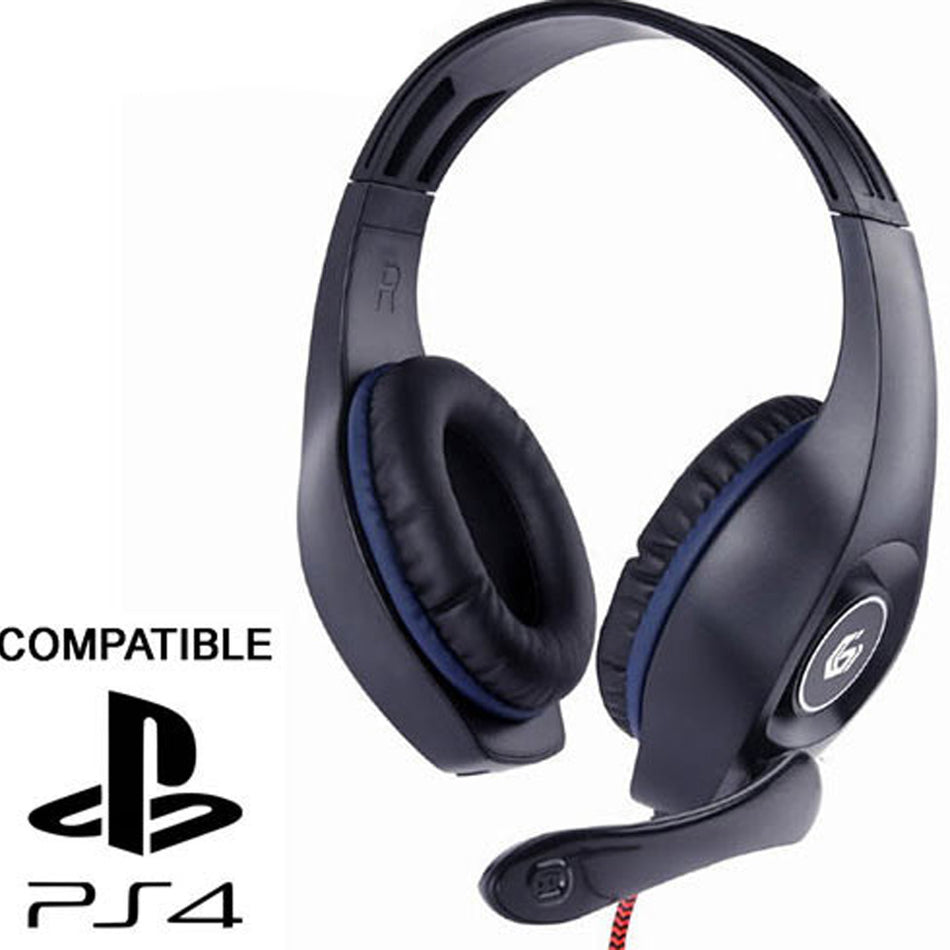 Gembird Gaming Headset With Volume Control Pc/Ps4 Blue Black