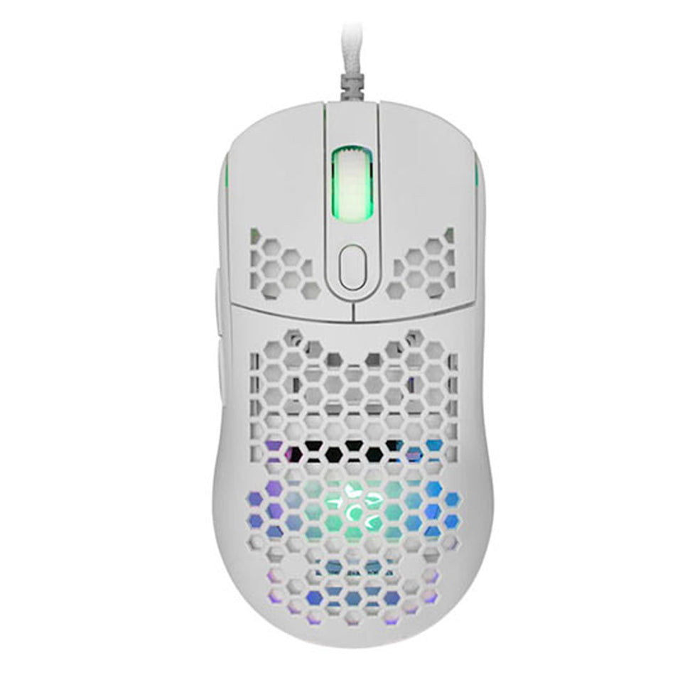 White Shark Mouse Gm 5007 Galahad 6400dpi White