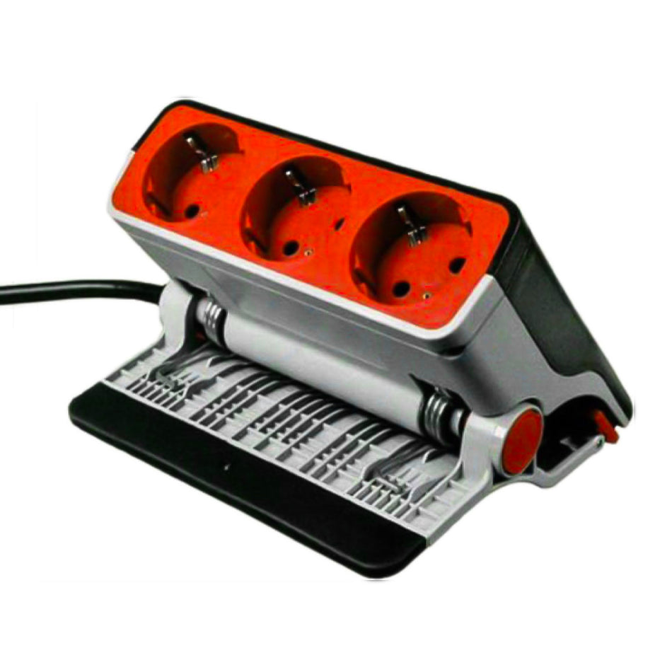 HEITECH POWER STRIP 3-GANG CLIP, STRAP FOR STAIRS