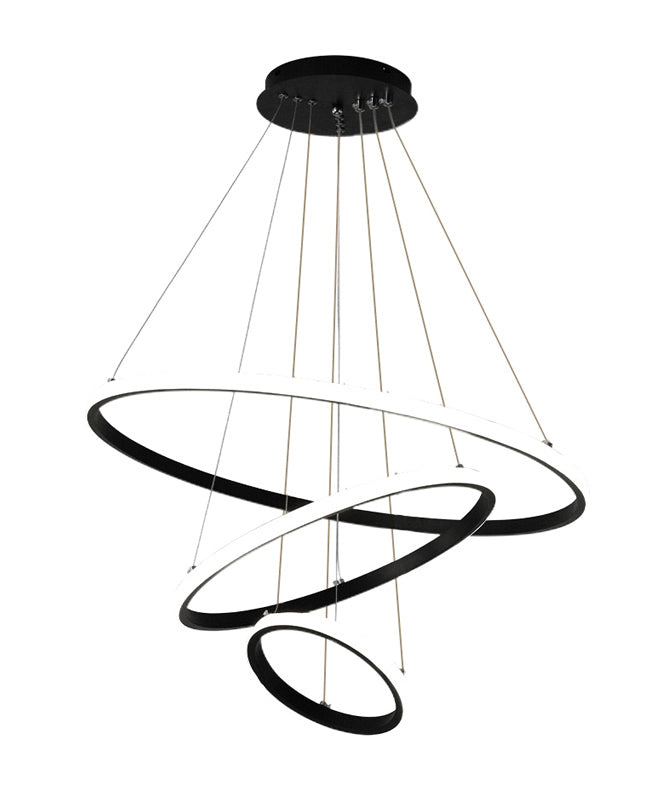 POWERTECH LED φωτιστικό οροφής HLL-0105, 44W, 4000K, 60x60cm, μαύρο