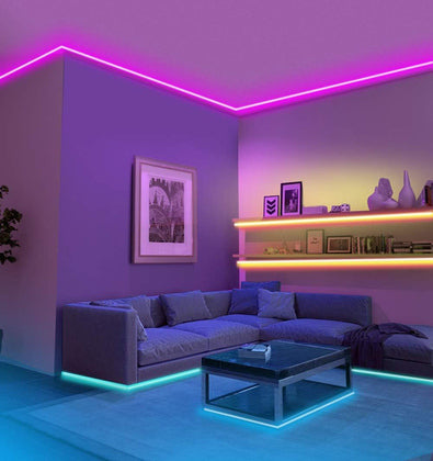 POWERTECH smart LED καλωδιοταινία HLL-0132, RGB, IP44, Bluetooth, 15m