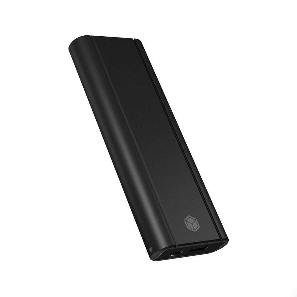 Icy Box External Type C 3.2 Gen2 Enclosure For M.2 Nv Me Ssd With Write Protection Black