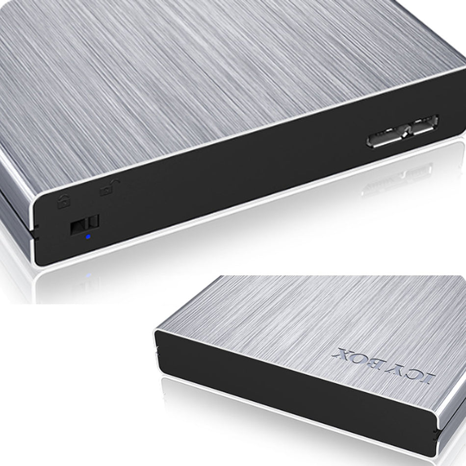 Icy Box External Usb 3.0 Sata Enclosure Silver