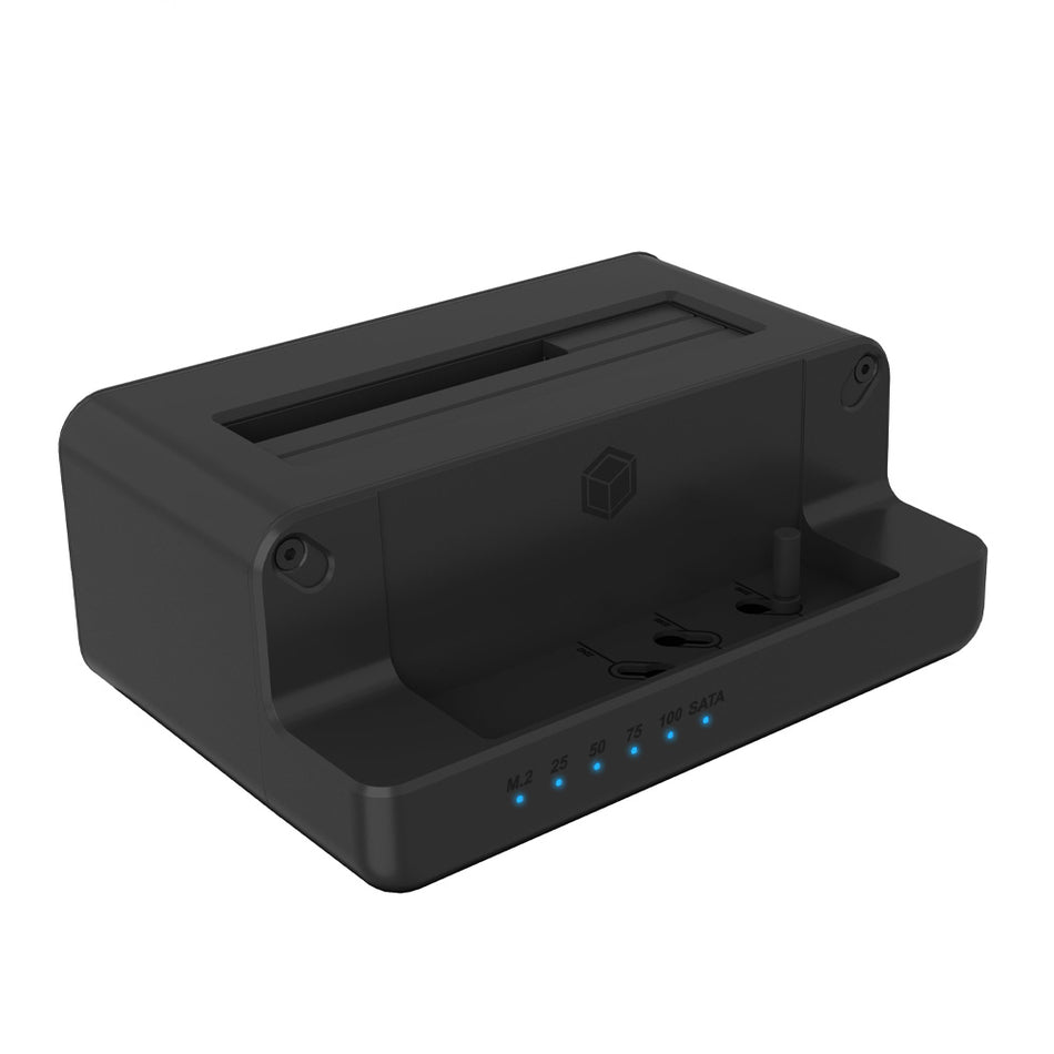 Icy Box Docking & Clone Station For M.2 Nv Me Ssd & 2.5''/3.5'' Sata Ssd/Hdd