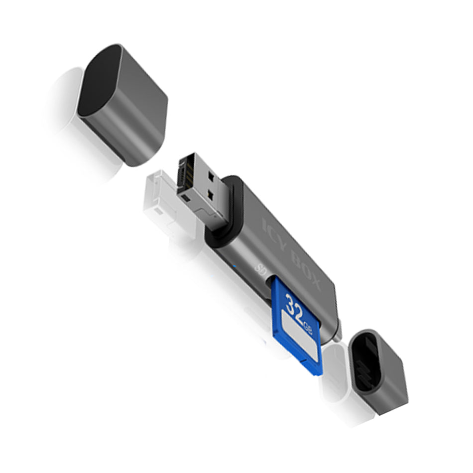 Icy Box Otg Usb 3.2 Card Reader