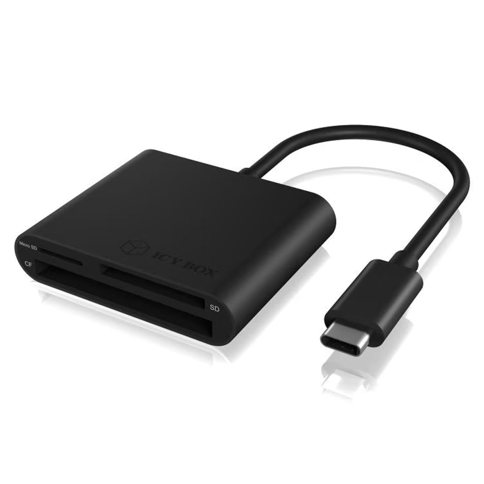 Icy Box Type C 3.2 Multi Card Reader Black