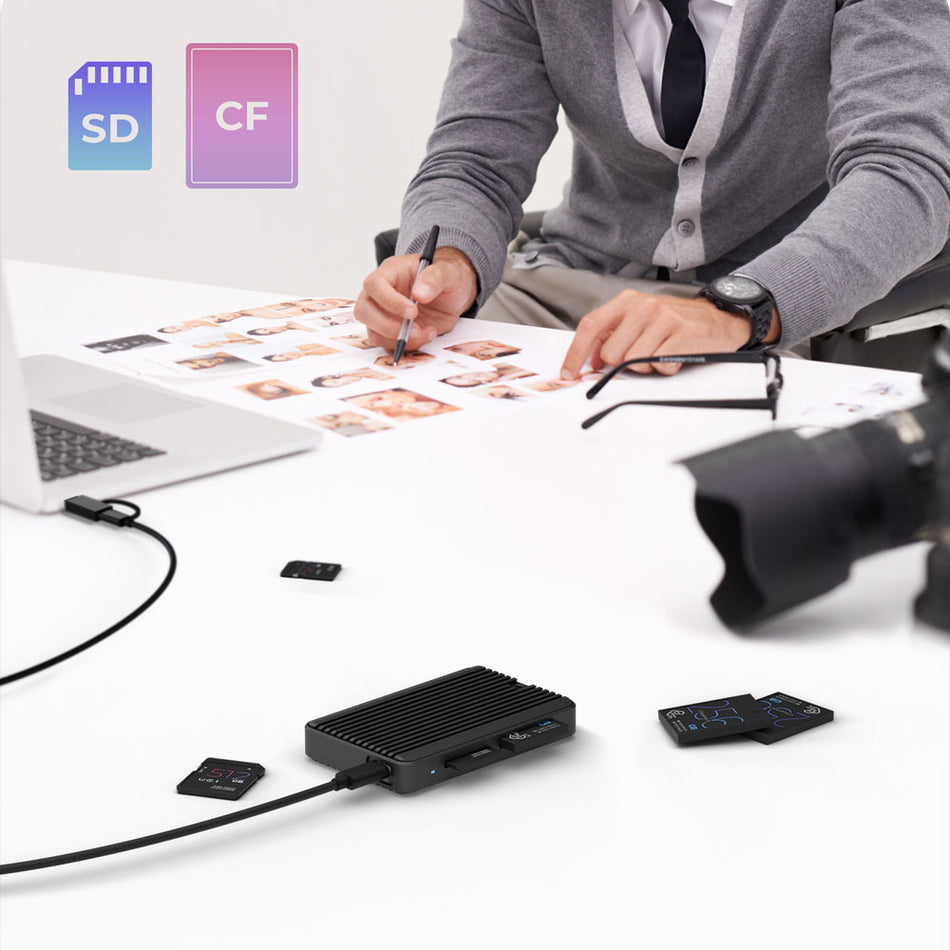 Icy Box 2 Way Usb 3.2 Card Reader