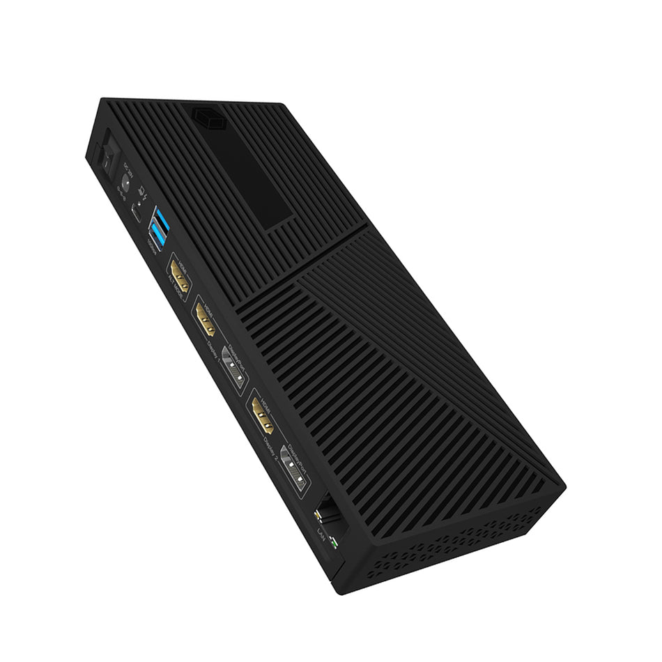 Icy Box 11 In 1 Type C Hybrid Doking Station With Triple Video Output