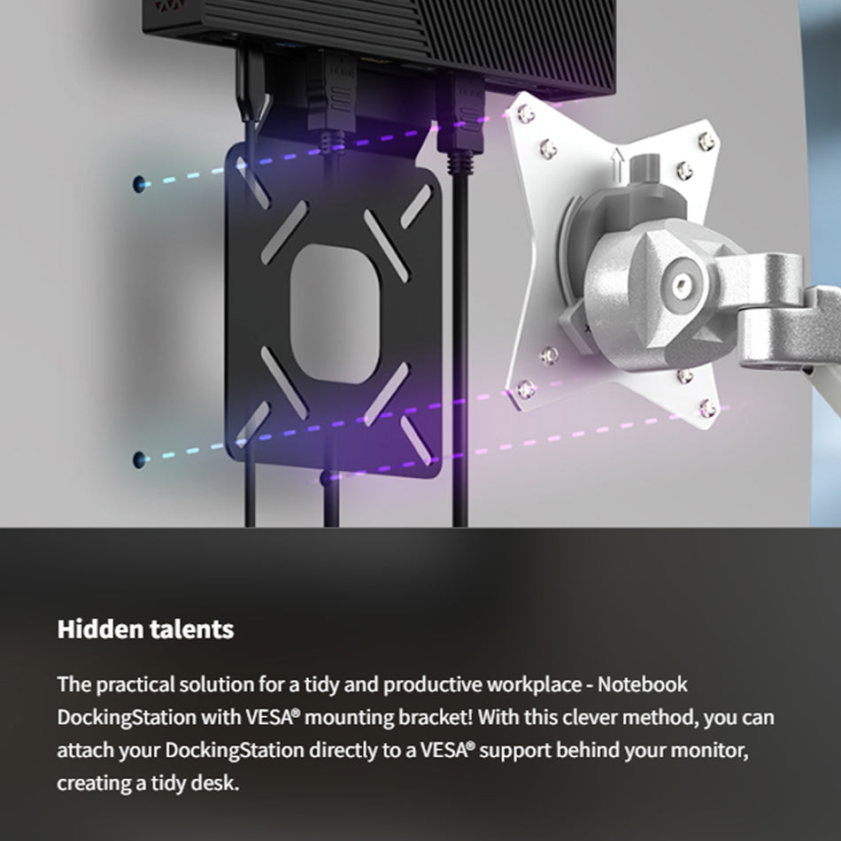 Icy Box 11 In 1 Type C Hybrid Doking Station With Triple Video Output