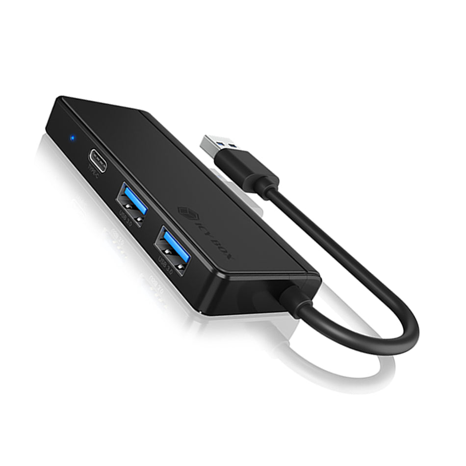 Icy Box 3 Port Usb 3.2 Hub & Card Reader