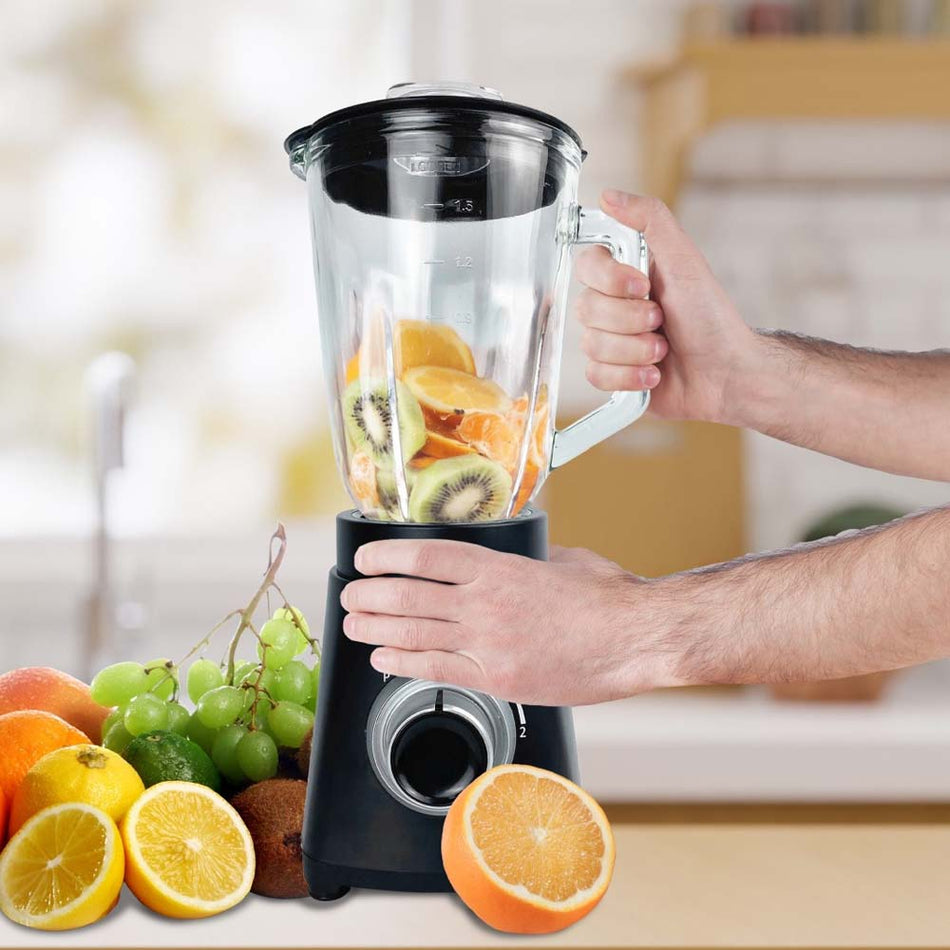 Jocca Blender With Crystal Jug 1000 W Black
