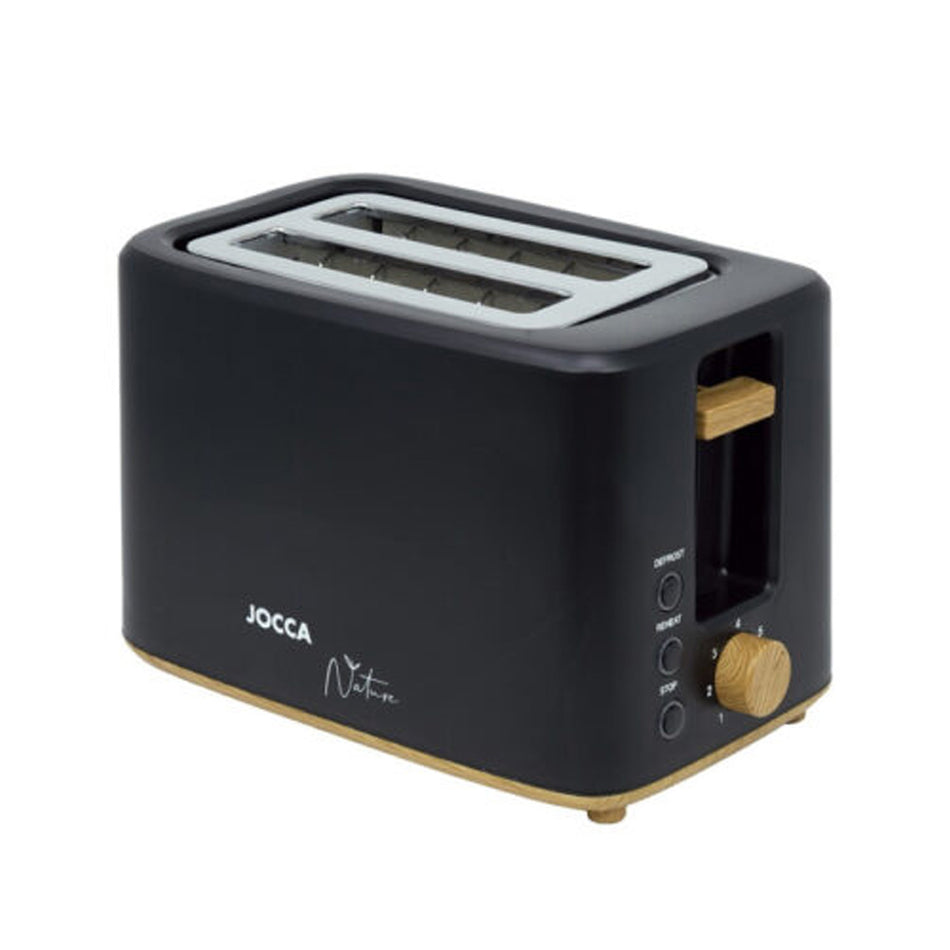 Jocca 2 Slice Toaster Nature Line Black