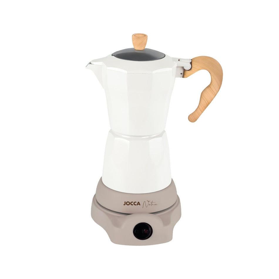 Jocca Electric Italian Coffe Machine Nature Line White