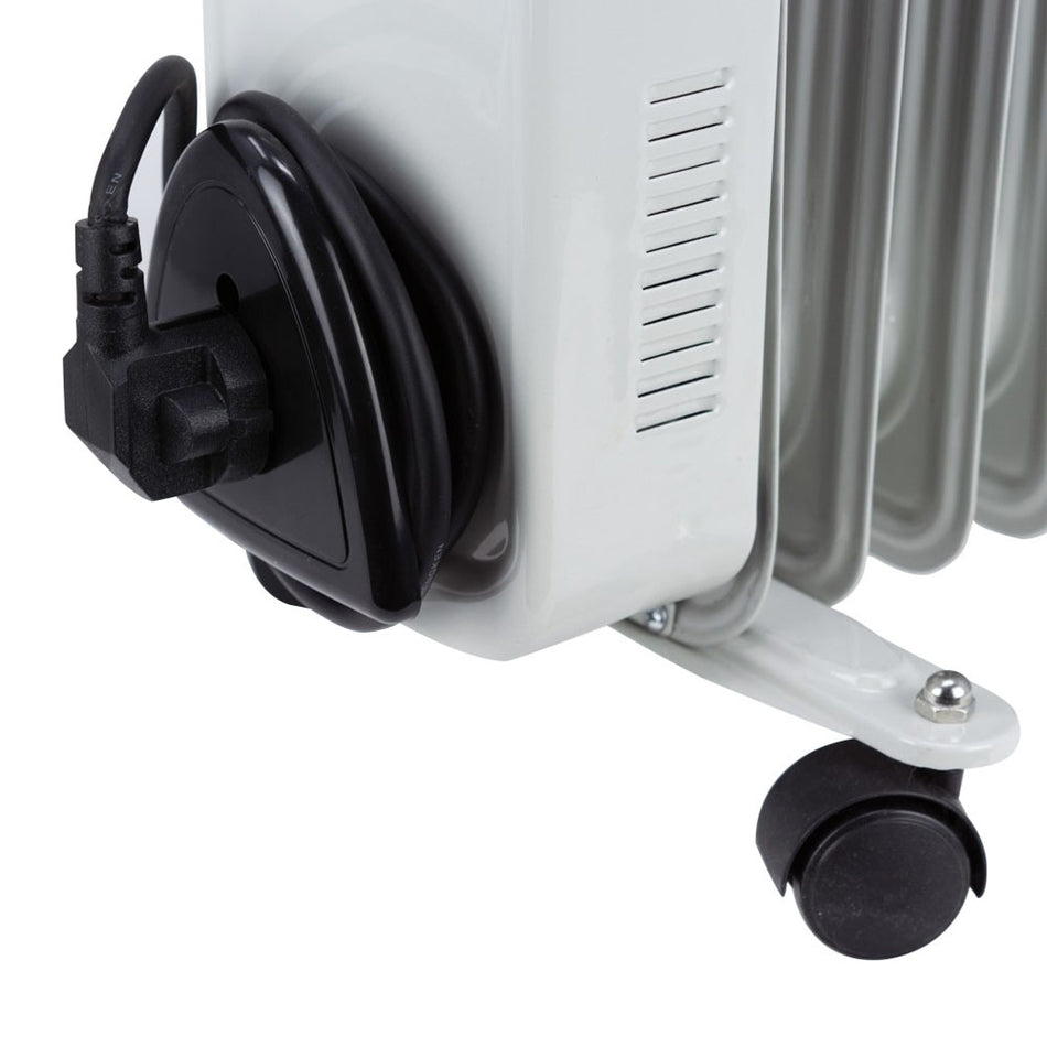 Jocca Oil Filled Radiator 9 Elements 2000 W White