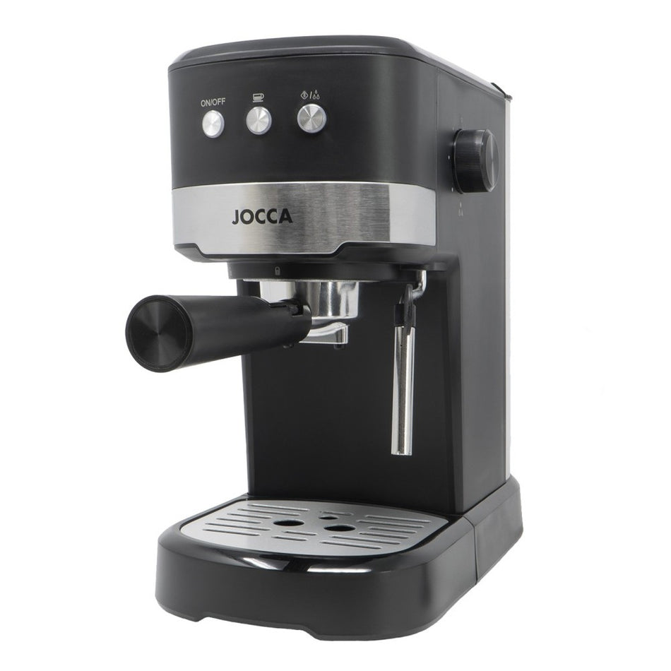 Machine à café expresso Jocca 20 bars avec vaporisateur et réservoir amovible 1,25 L Noir