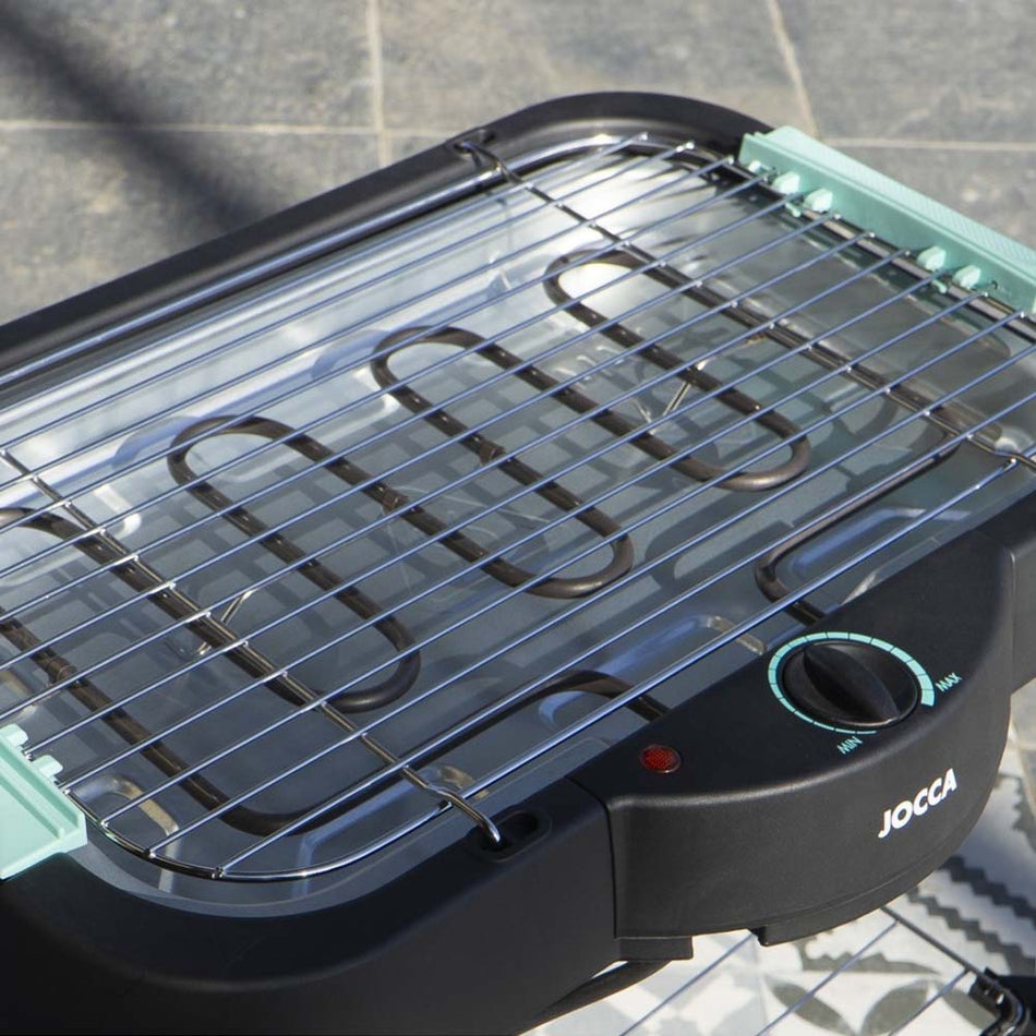 Jocca Electric Barbecue With Legs 2000 W Black