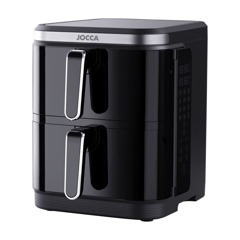 Jocca Friteuse sans Huile Double Panier 11 L Noire