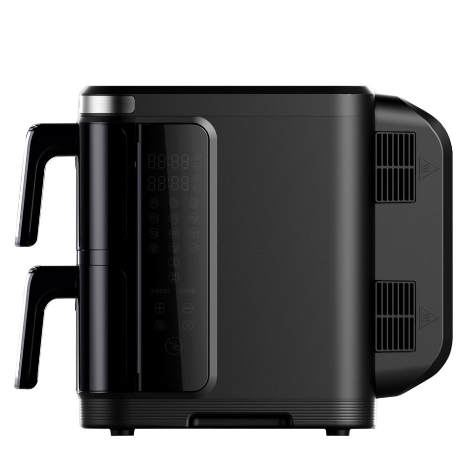 Jocca 11 L Double Air Fryer Black