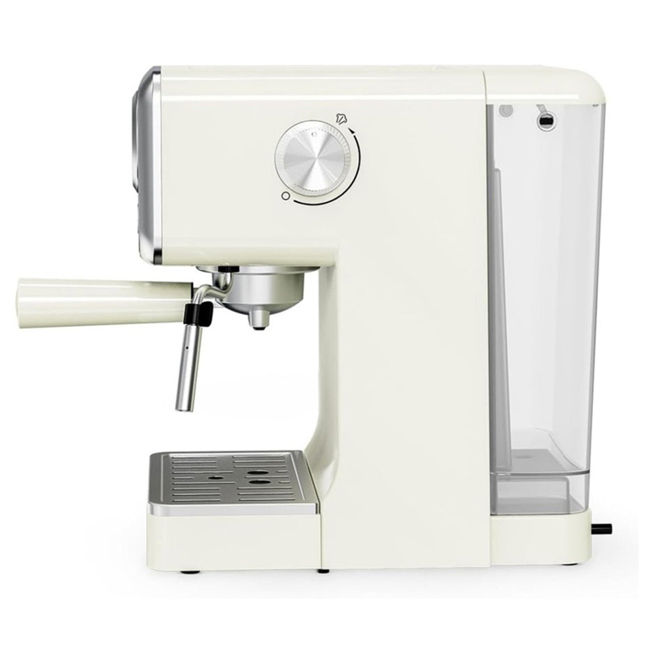 Jocca Retro Espresso Coffee Machine 15 Bars With Removable Deposit 1.7 L Creme