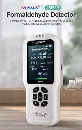 NOYAFA ψηφιακός μετρητής περιβάλλοντος JMS17, 4 σε 1, επαναφορτιζόμενος