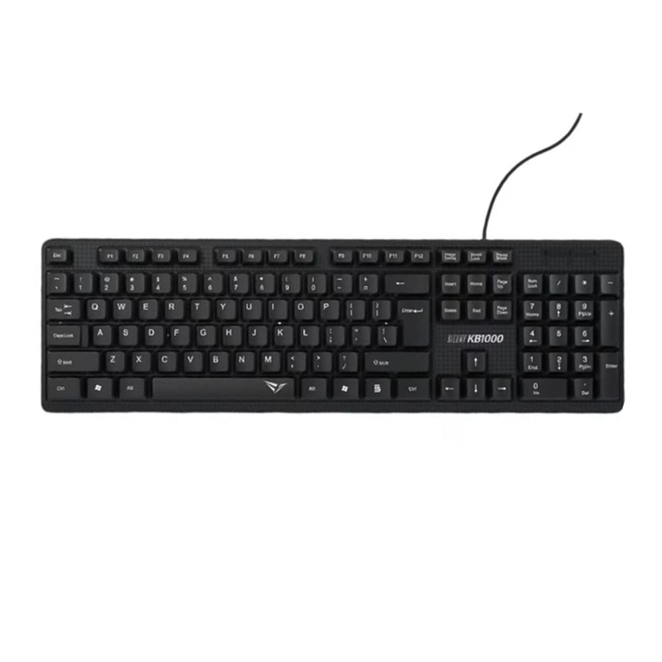Alcatroz Silent Keyboard Kb1000 Black