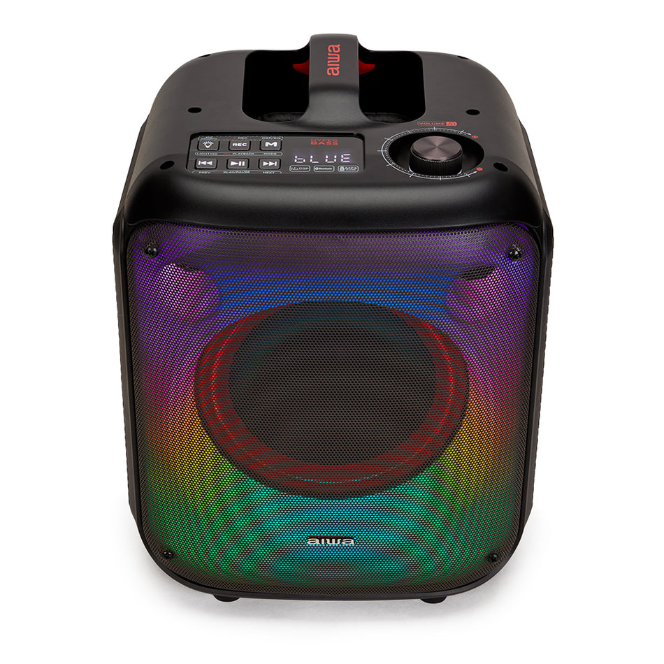 AIWA BLUETOOTH PORTABLE PARTY SPEAKER WITH 8” HYPERBASS WOOFER