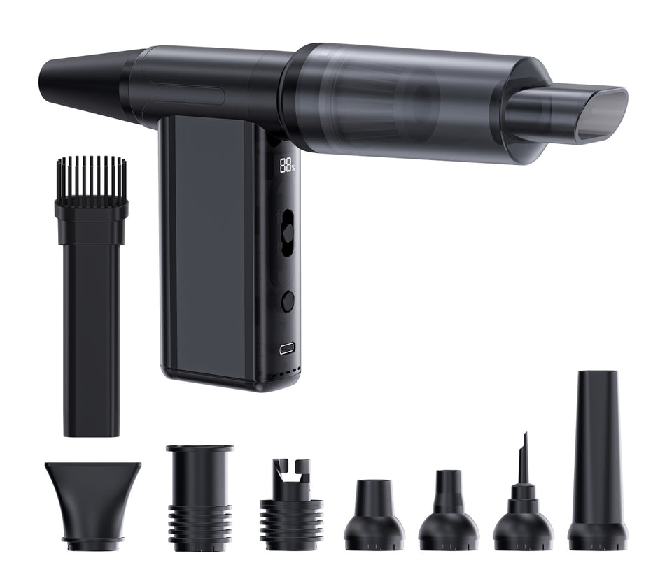 KINZIR 2 σε 1 σκουπάκι χειρός & air duster AD51, 180W, 4000mAh, μαύρο