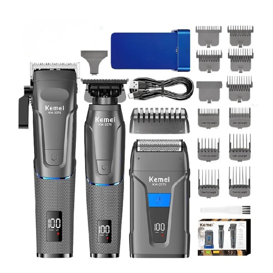 Kemei KM-2375 Ξυριστική Μηχανή Κουρευτική Μηχανή