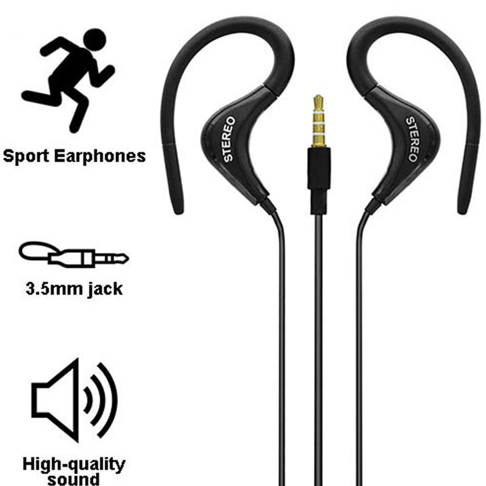 Lamtech Sport Mobile Earphones With Mic Black