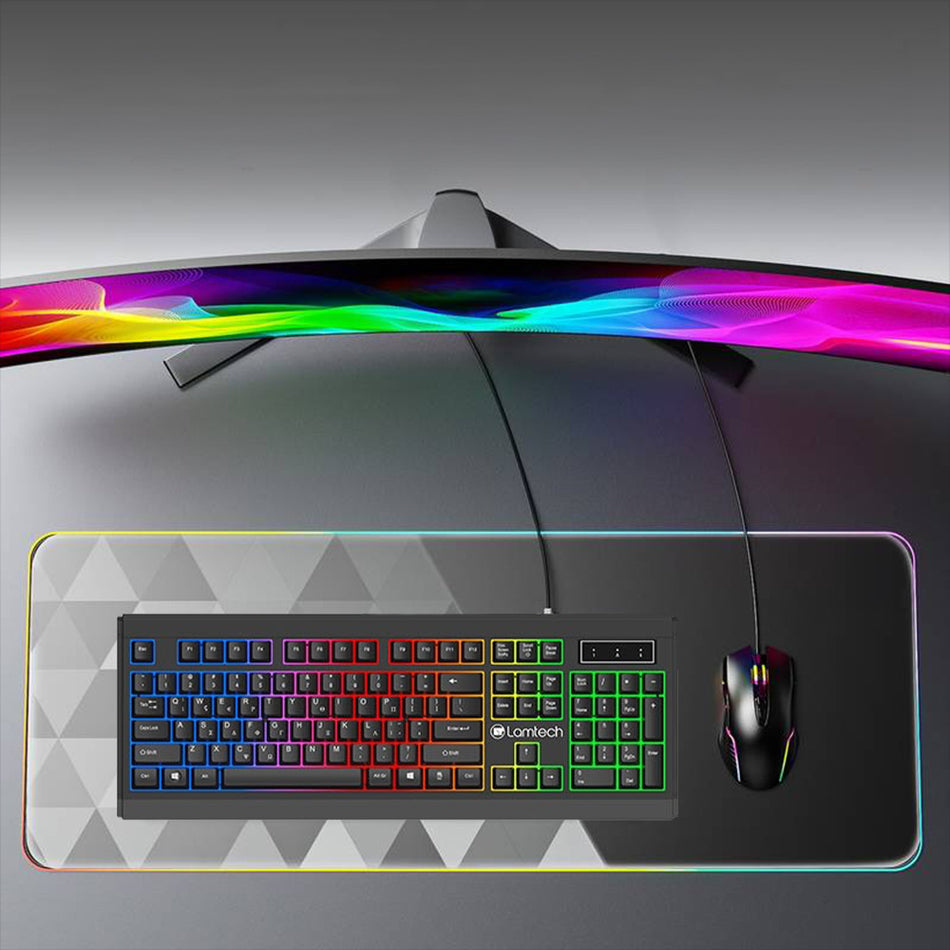Lamtech Wired Gr Keyboard With Rainbow Backlight