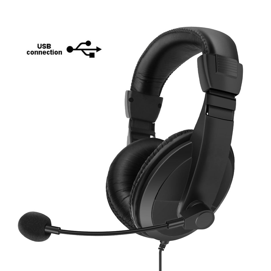 Lamtech Usb 2.0 Stereo Headset Deluxe With Mic