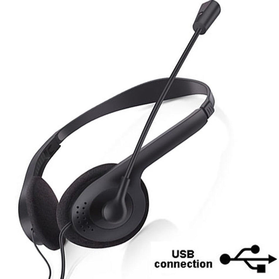 Lamtech Usb 2.0 Stereo Headset With Mic