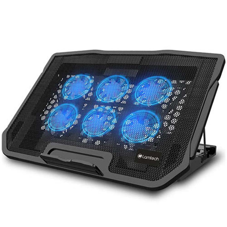 Lamtech Laptop Cooling Flexi Stand 6 Fans
