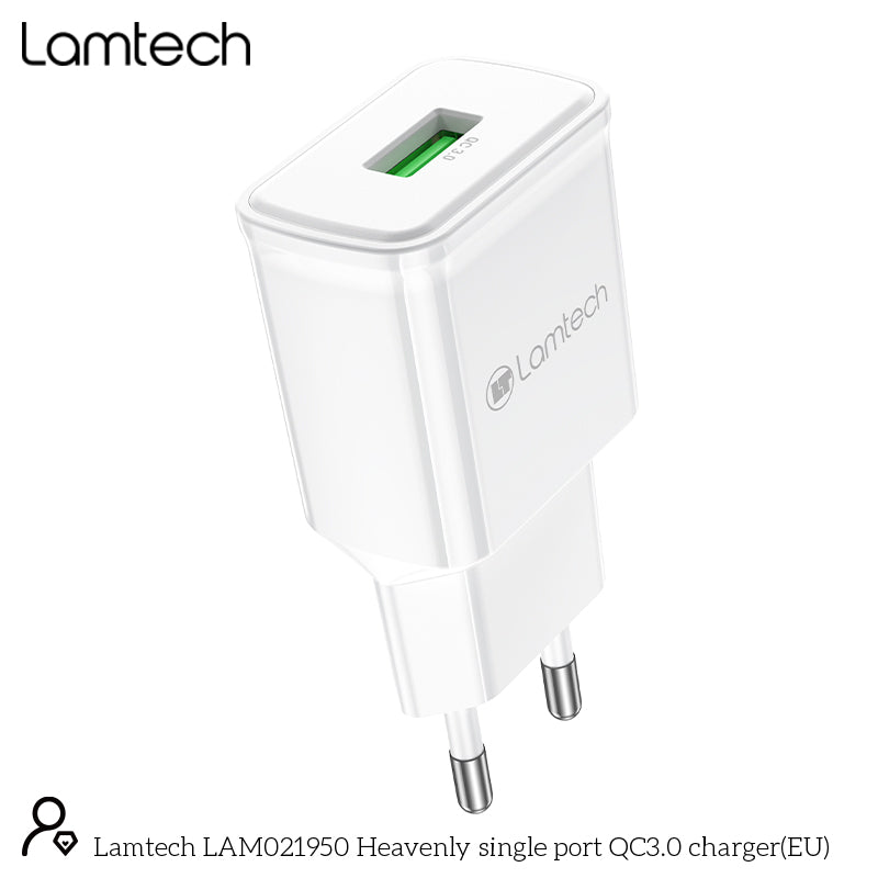 Lamtech Quick Charger Usb3.0 18 W White