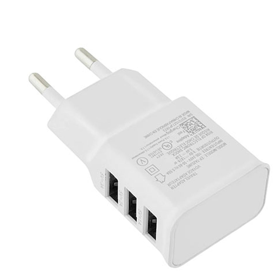 Lamtech 3x Usb Charger 2,1 A White