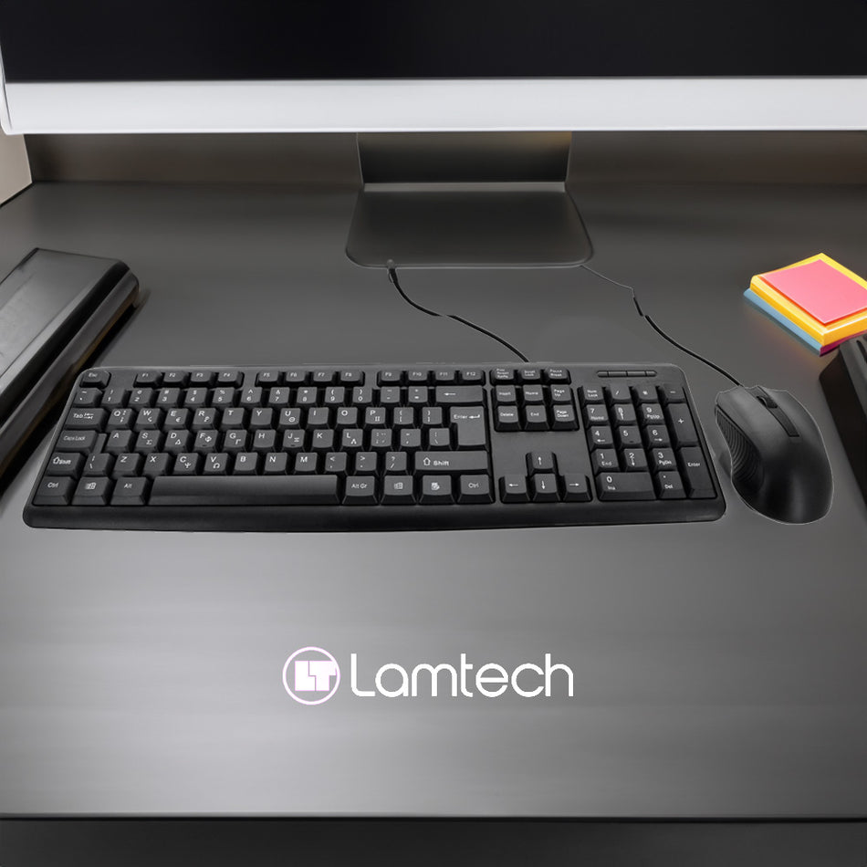 Lamtech Wired Combo Keyboard And Mouse