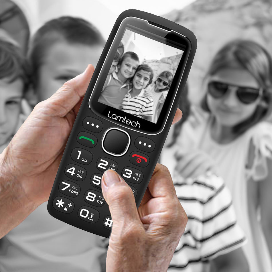 LAMTECH MOBILE PHONE 2.4' GR DUAL SIM TINY L II BLACK