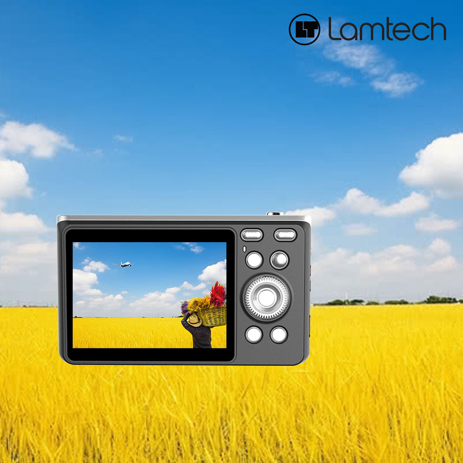 CAMÉRA NUMÉRIQUE LAMTECH 5K UHD NOIRE