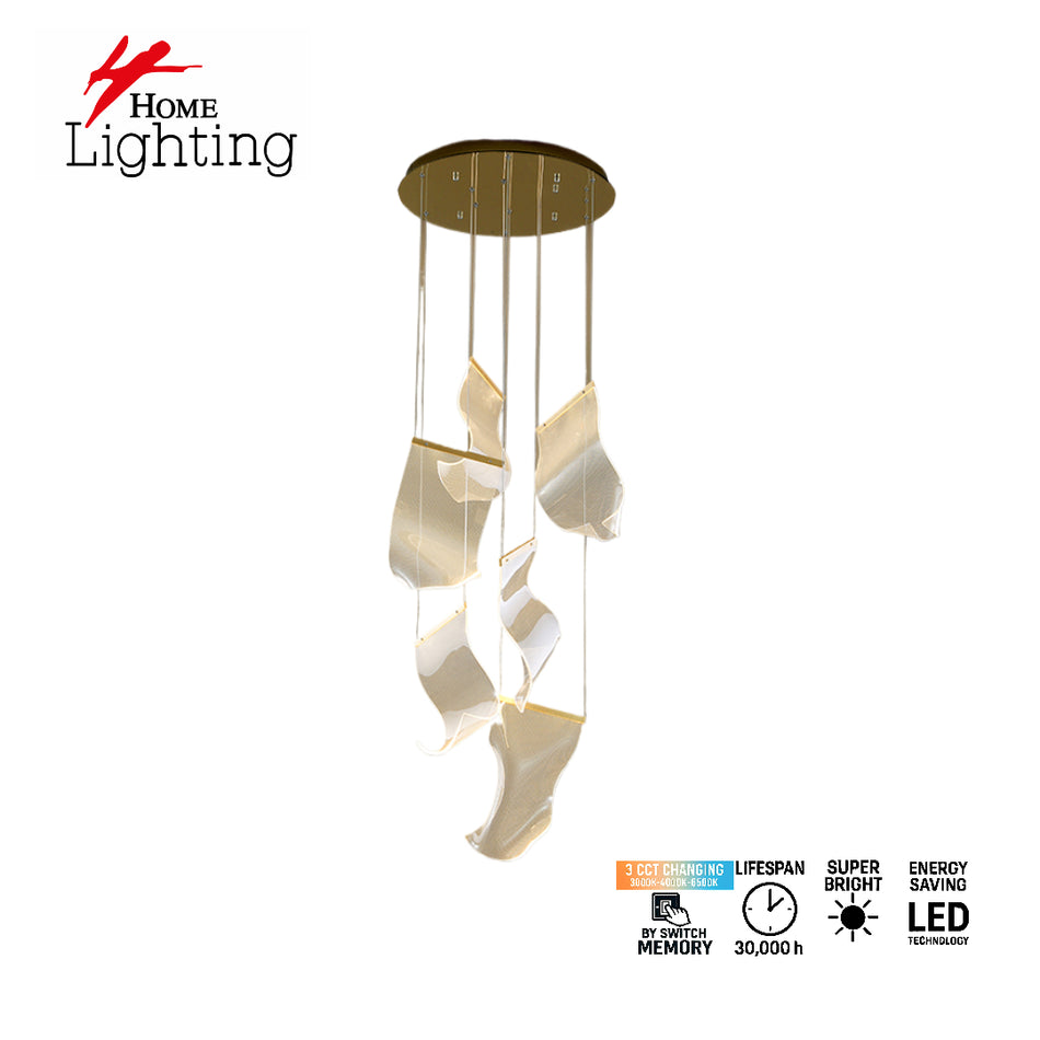 SE LED 50 LAMELLA  3CCT WITH MEMORY  6 HEAD  GOLD  2 YEARS WARRANTY