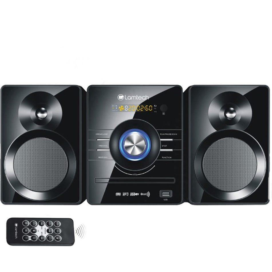Lamtech Mini Hi Fi System 50 W Black