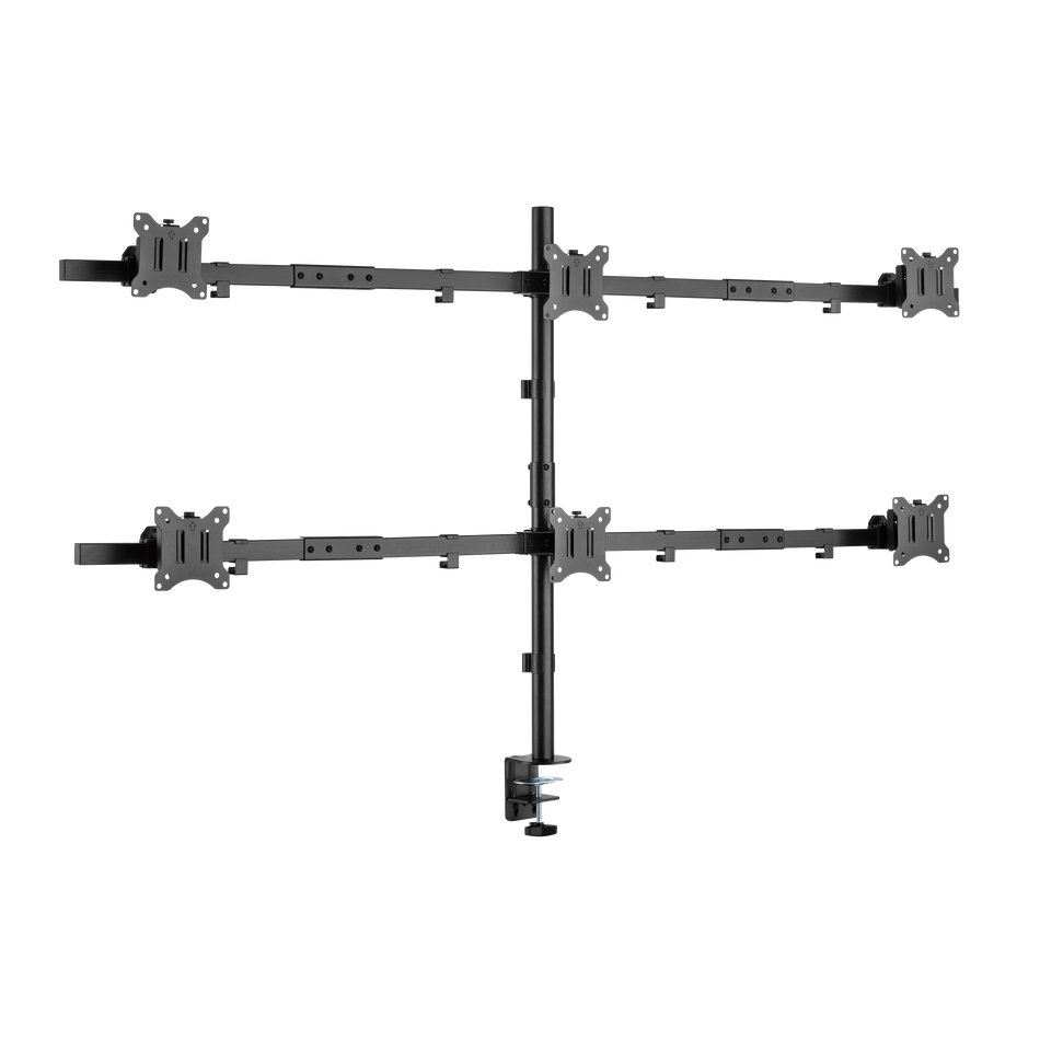 Sbox Table Stand For 6 Monitors 17' 32' Vesa 100x100 Max